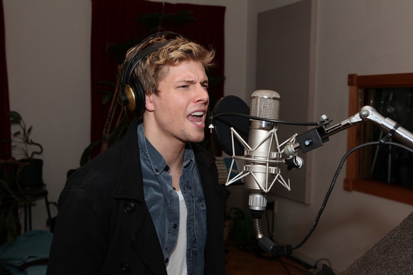 Photo Flash: Inside GODSPELL's Cast Recording Session! Image