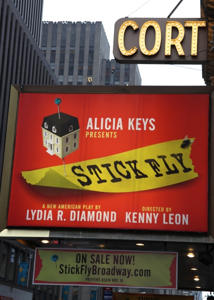 Alicia Keys & 'Stick Fly' cast sign posters & greet ticket buyers at the Cort Theatre Photo