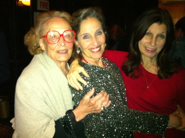 Helen and Andrea Marcovicci and Enid Futterman Photo