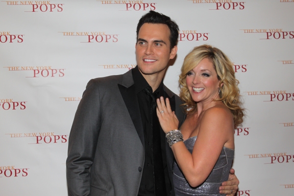 Cheyenne Jackson and Jane Krakowski Photo