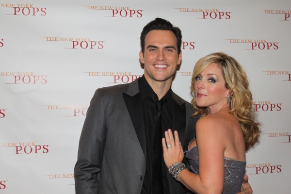 Cheyenne Jackson and Jane Krakowski Photo