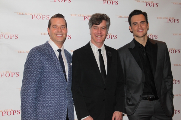 Steven Reineke, David Carbonara and Cheyenne Jackson
 Photo