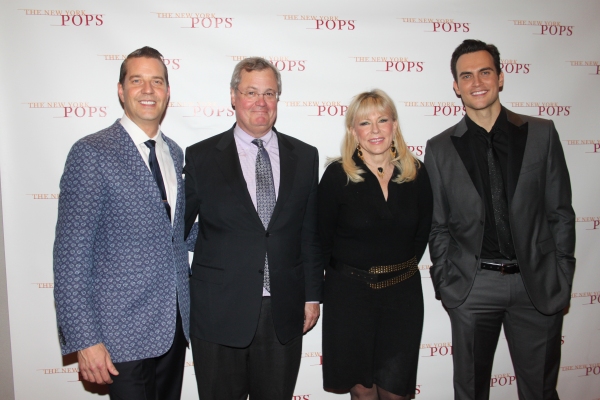 Steven Reineke, Jim Read, Patty Read and Cheyenne Jackson
 Photo