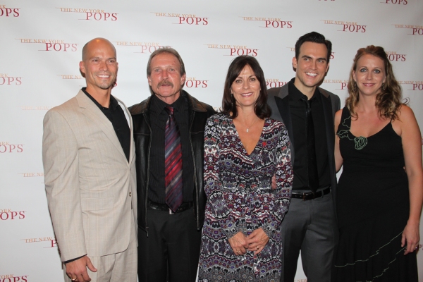 Chris Jackson, David Jackson, Sherri Jackson, Cheyenne Jackson and Amber Jackson-Elle Photo