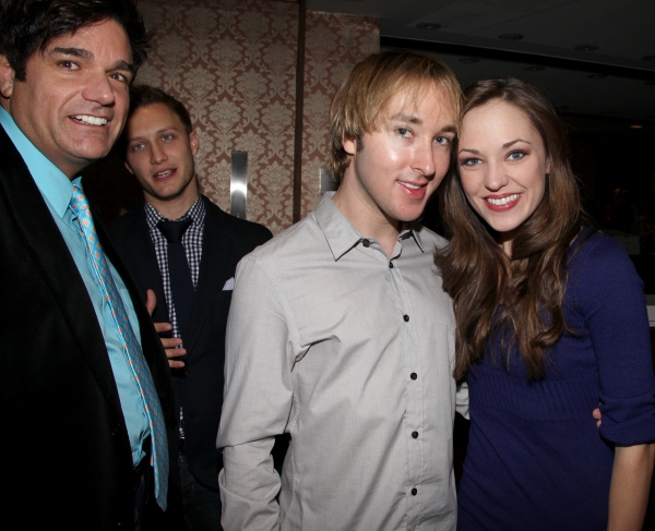 Dale Badway (Producer), Nathan Johnson, Michael Alden (Producer) & Laura Osnes Photo