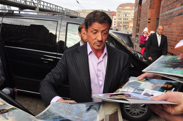 Photo Flash: Sylvester Stallone Promotes ROCKY Musical in Germany 