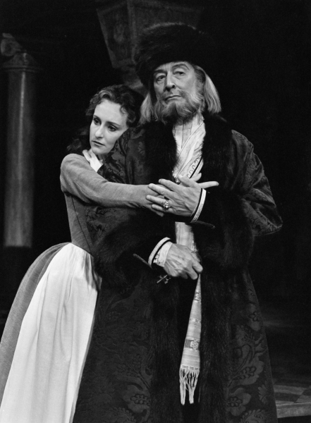 John Neville and Seana McKenna in The Merchant of Venice Photo