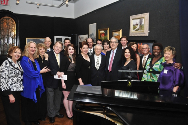 (L-R)Mara Waldman, Nancy Rhodes, Beth Ertz, David Zippel, Donald Pippin, Christopher  Photo