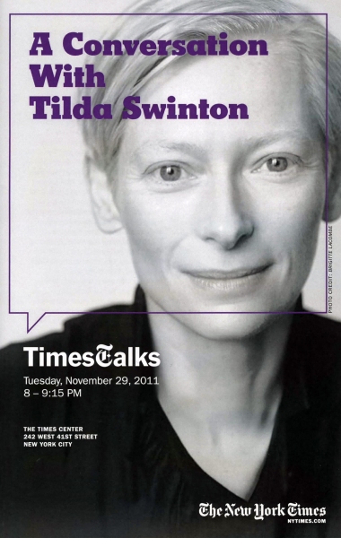 Photo Coverage: Tilda Swinton & Gary Oldman Visit TimesTalks Image