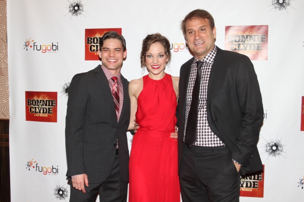 Jeremy Jordan, Laura Osnes and Jeff Calhoun Photo