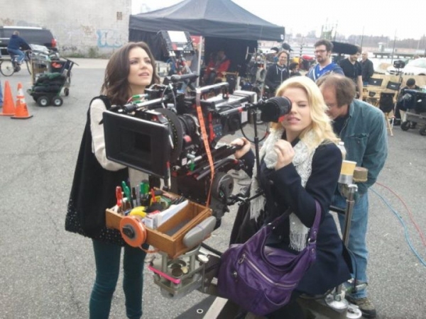 Photo Flash: Behind the Scenes of SMASH with Katharine McPhee & Megan Hilty Image