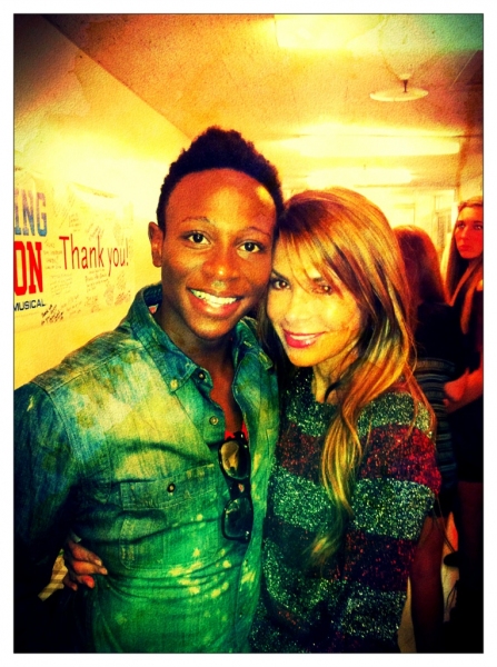 Photo Flash: Taye Diggs, Allison Janney, et al. Visit BRING IT ON Image