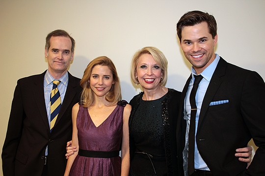 Jack Cummings III, Kerry Butler, Julie Halston, Andrew Rannells Photo