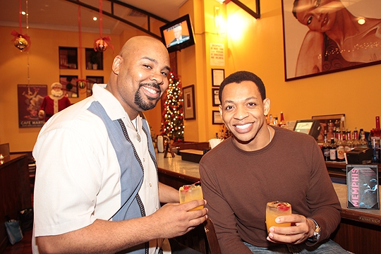 James Monroe Iglehart, Derrick Baskin Photo