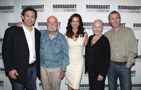 Director Gordon Edelstein, Playwright Athol Fugard,  Carla Gugino, Rosemary Harris &  Photo