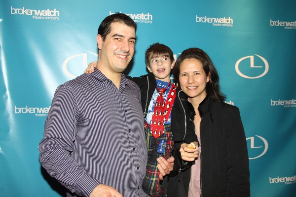 Drew DeCorleto and Teresa Goding with their son Photo
