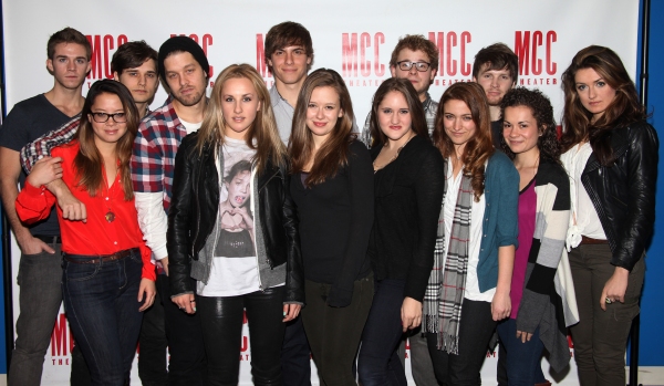 Molly Ranson (center) with ensemble cast members Photo