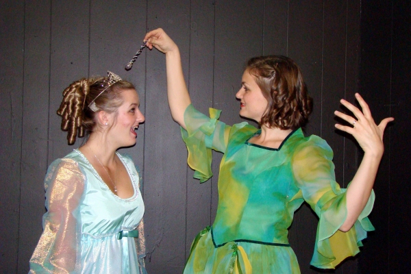 Samantha Walter (Cinderella) and Jane Haynie (Fairy Godmother) Photo