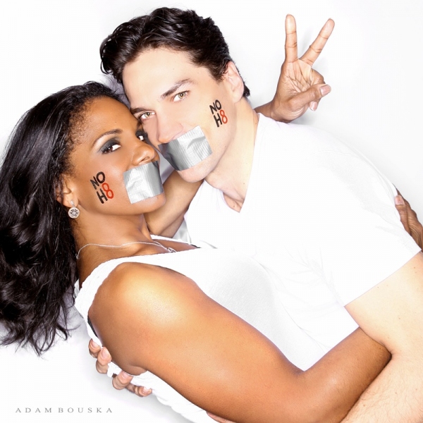 Photo Flash: Audra McDonald, Will Swenson & Craig Bierko Featured in NOH8 Campaign Shots! Image