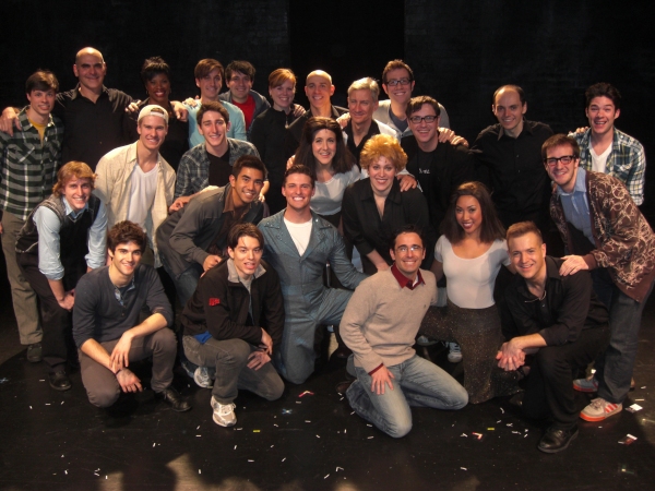 Photo Flash: NEWSIES Cast Visits SILENCE! The Musical Image