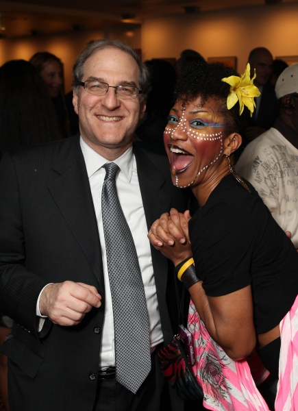 Stephen Hendel and cast member Oneika Phillips 
 Photo