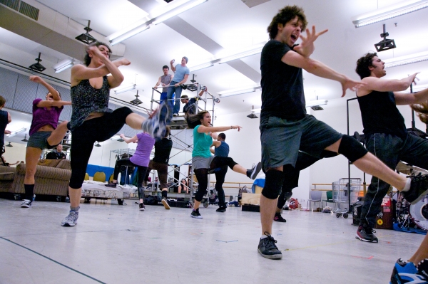 Photo Flash: AMERICAN IDIOT Tour In Rehearsal, Van Hughes, Gabrielle McClinton & More! 