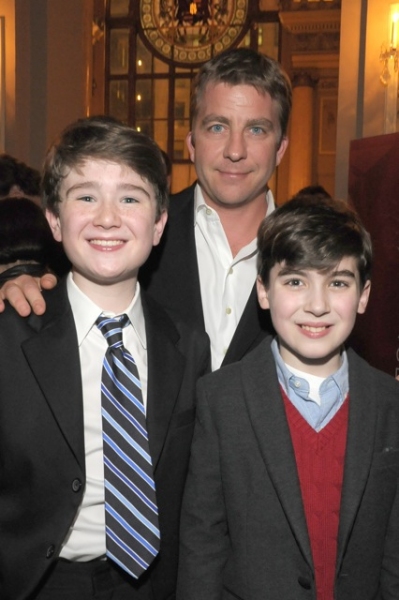 Peter Billingsley with Clarke Hallum and Matthew Lewis Photo