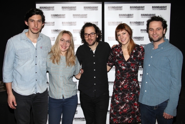 Adam Driver, Charlotte Parry, Director Sam Gold, Sarah Goldberg & Matthew Ryhs Photo