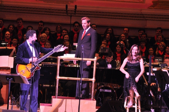 John Pizzarelli, Steven Reineke and Jessica Molaskey Photo