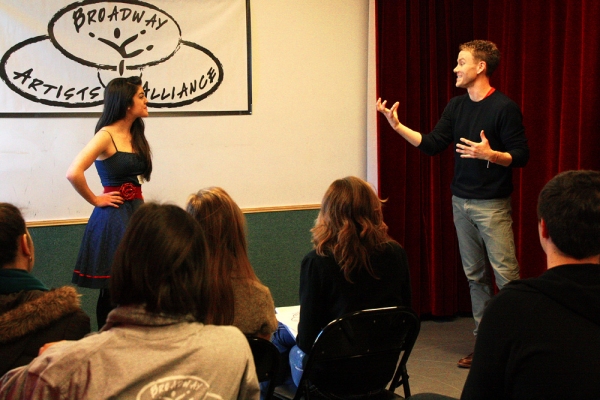 Photo Flash: Telly Leung & Christoopher Hanke Visit Broadway Arts Alliance Image