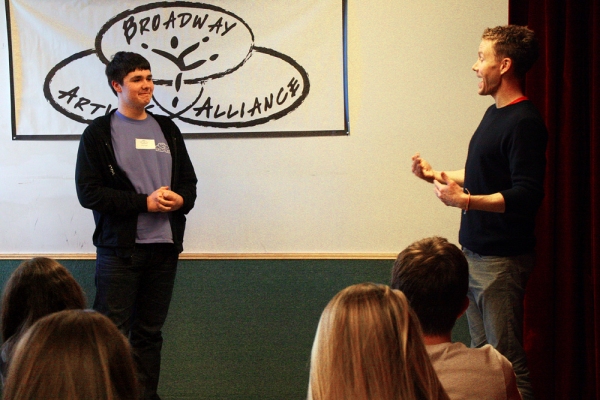Photo Flash: Telly Leung & Christoopher Hanke Visit Broadway Arts Alliance Image