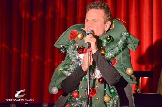 Tony Award-nominee Sam Harris at Upright Cabaret's A Broadway Christmas  Photo