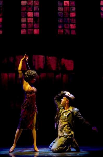 Montego Glover and Adam Pascal Photo