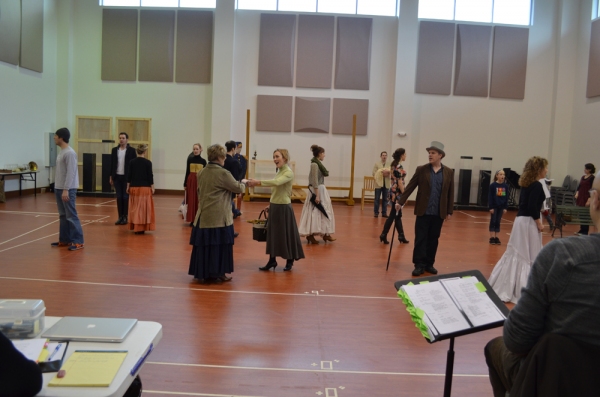 Photo Flash: Ron Bohmer and Erin Davie Lead The Rep's SUNDAY IN THE PARK WITH GEORGE - Rehearsal Shots! Image