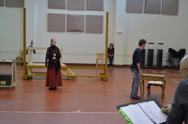 Photo Flash: Ron Bohmer and Erin Davie Lead The Rep's SUNDAY IN THE PARK WITH GEORGE - Rehearsal Shots! Image