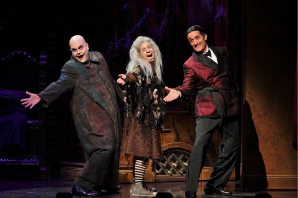 Brad Oscar, Jackie Hoffman and Roger Rees (Broadway) Photo