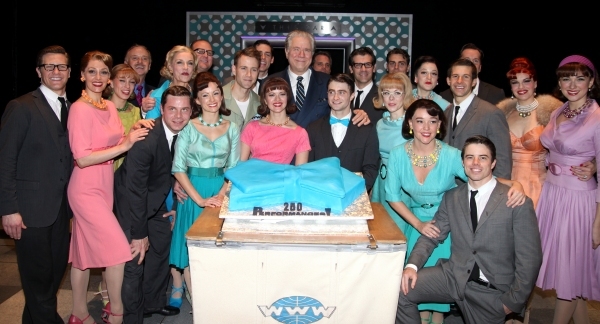 Photo Flashback: Daniel Radcliffe and John Larroquette Bid Farewell to HOW TO SUCCEED Image