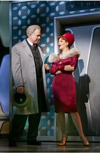 John Larroquette and Tammy Blanchard in HOW TO SUCCEED Photo