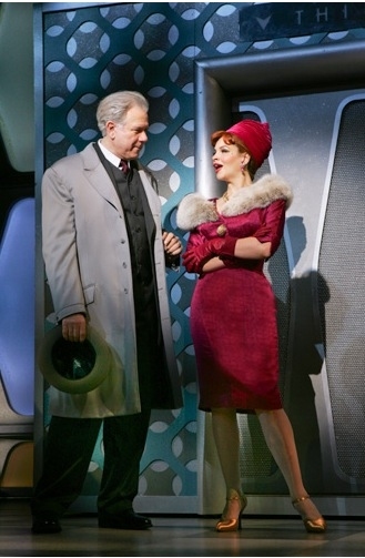 Photo Flashback: Daniel Radcliffe and John Larroquette Bid Farewell to HOW TO SUCCEED Image