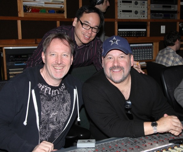 Photo Coverage: Inside the BONNIE & CLYDE Cast Album Recording with Frank Wildhorn, Jeremy Jordan, Laura Osnes & More! Image