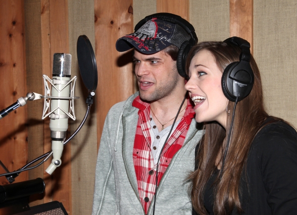 Photo Coverage: Inside the BONNIE & CLYDE Cast Album Recording with Frank Wildhorn, Jeremy Jordan, Laura Osnes & More! Image