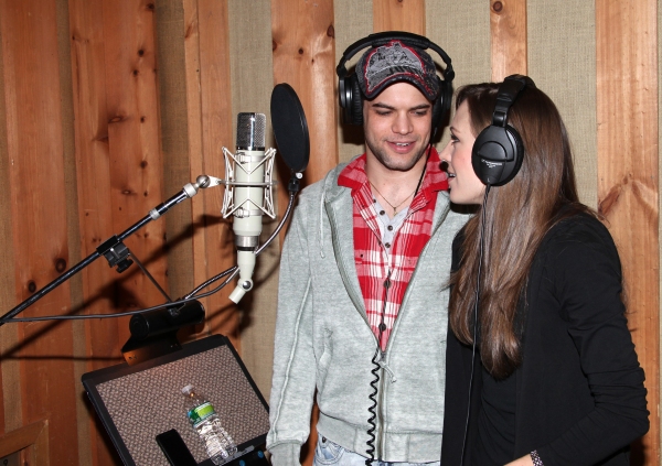 Photo Coverage: Inside the BONNIE & CLYDE Cast Album Recording with Frank Wildhorn, Jeremy Jordan, Laura Osnes & More! Image