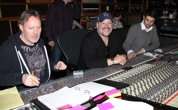 Photo Coverage: Inside the BONNIE & CLYDE Cast Album Recording with Frank Wildhorn, Jeremy Jordan, Laura Osnes & More! Image