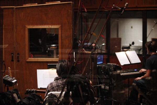 Photo Coverage: Inside the BONNIE & CLYDE Cast Album Recording with Frank Wildhorn, Jeremy Jordan, Laura Osnes & More! 