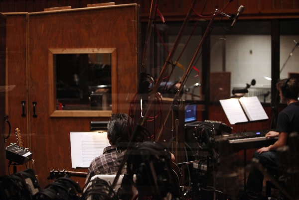 Photo Coverage: Inside the BONNIE & CLYDE Cast Album Recording with Frank Wildhorn, Jeremy Jordan, Laura Osnes & More! Image
