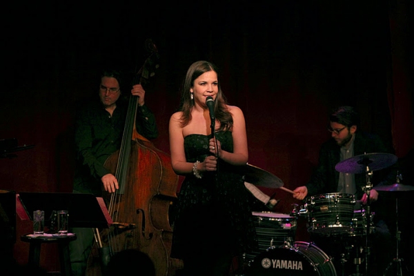 Photo Flash: GODSPELL's Lindsay Mendez Visits Birdland!  Image