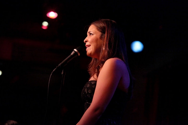 Photo Flash: GODSPELL's Lindsay Mendez Visits Birdland!  Image