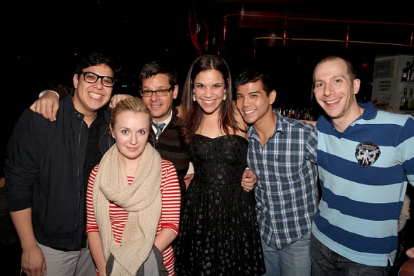 Photo Flash: GODSPELL's Lindsay Mendez Visits Birdland! Image