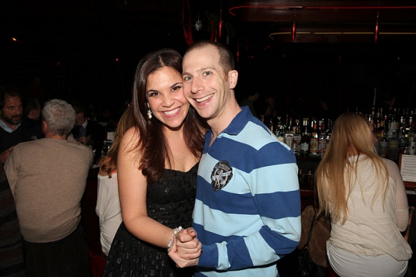 Photo Flash: GODSPELL's Lindsay Mendez Visits Birdland! Image