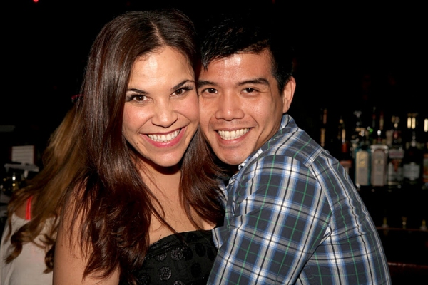 Photo Flash: GODSPELL's Lindsay Mendez Visits Birdland! Image